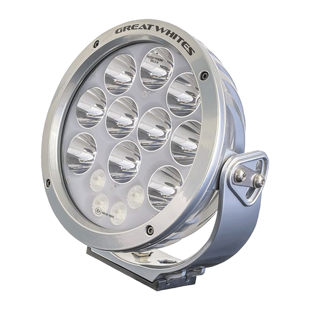 Great Whites Attack 220 Alloy LED Driving Light Backlit DRL Combination Beam - GWR10144A