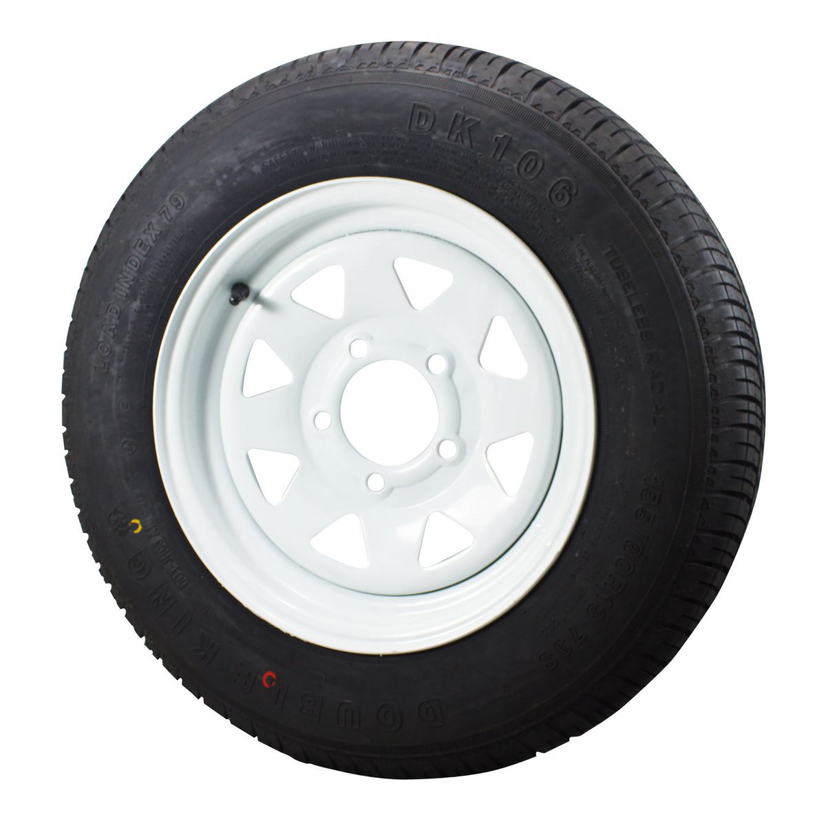 ARK 13In Multi Stud Pattern Wheel & Tyre White Steel - SW13HTFW