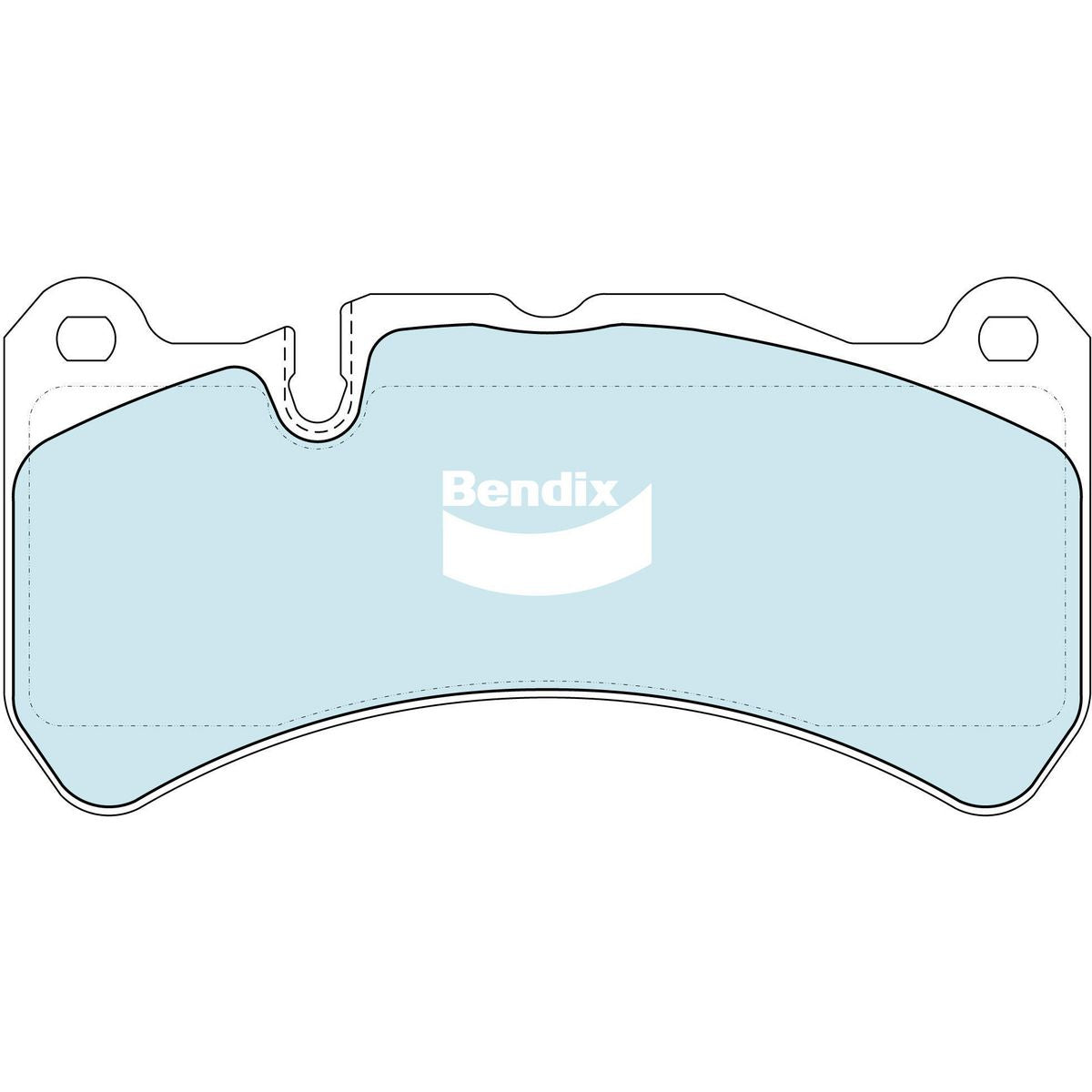Bendix Brake Pads Set General CT - DB1845GCT
