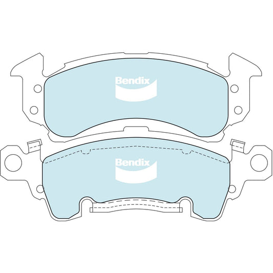 Bendix Brake Pads Set - 4WD/SUV - DB1771-4WD