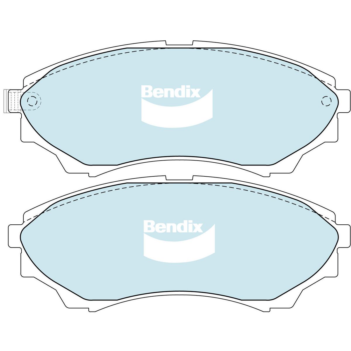 Bendix Brake Pads Set - Ultimate - DB1681ULT