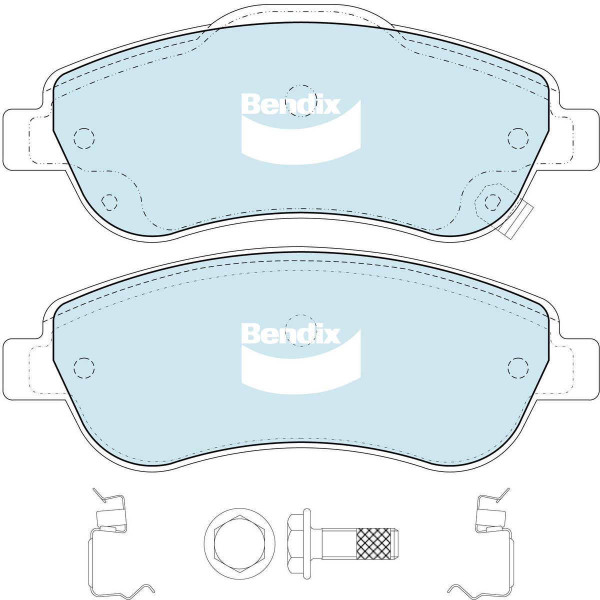 Bendix Brake Pads Set - 4WD/SUV - DB2271-4WD