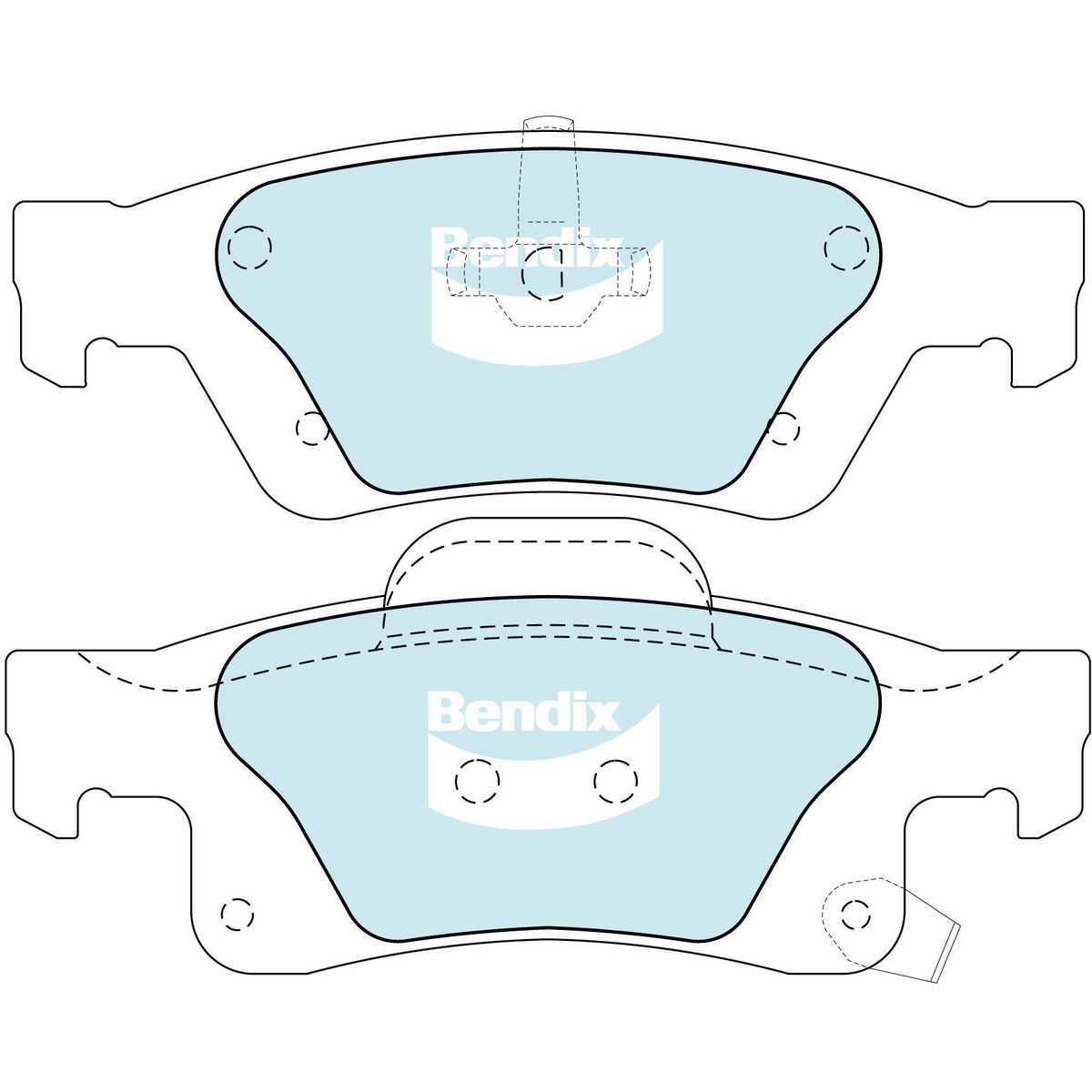 Bendix Brake Pads Set - Heavy Duty - DB2217HD