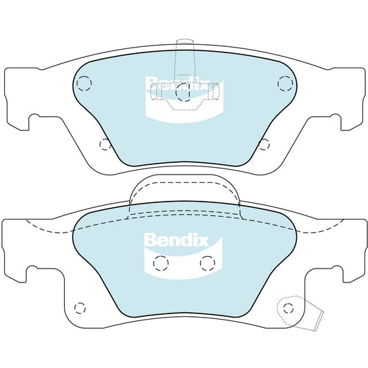 Bendix Brake Pads Set - Heavy Duty - DB2217HD