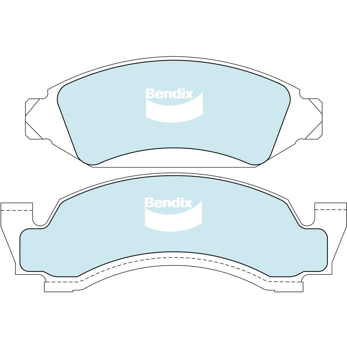 Bendix Brake Pads Set 4WD - DB1809-4WD