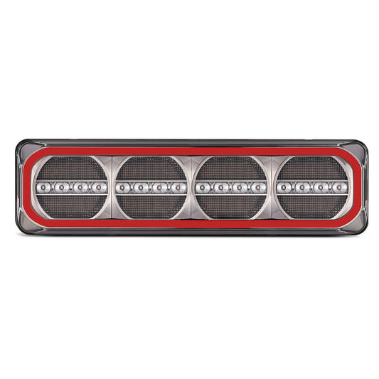 LED Autolamps  Stop/Tail/Indicator Diffused Tail Function With Sequential Indicator - 520ARRMB