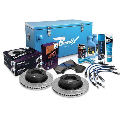 Bendix Ultimate 4x4 Brake Upgrade Kit Front fits Toyota Land Cruiser 200 Series - U4WD-BUK61