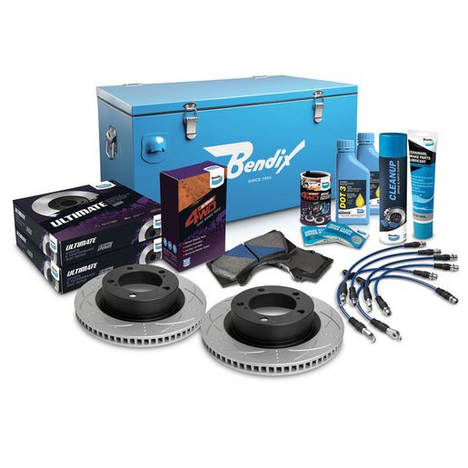 Bendix Ultimate 4x4 Brake Upgrade Kit Front (Suits 2" Lift) fits Toyota Land Cruiser 200 Series -  U4WD-BUK61+2