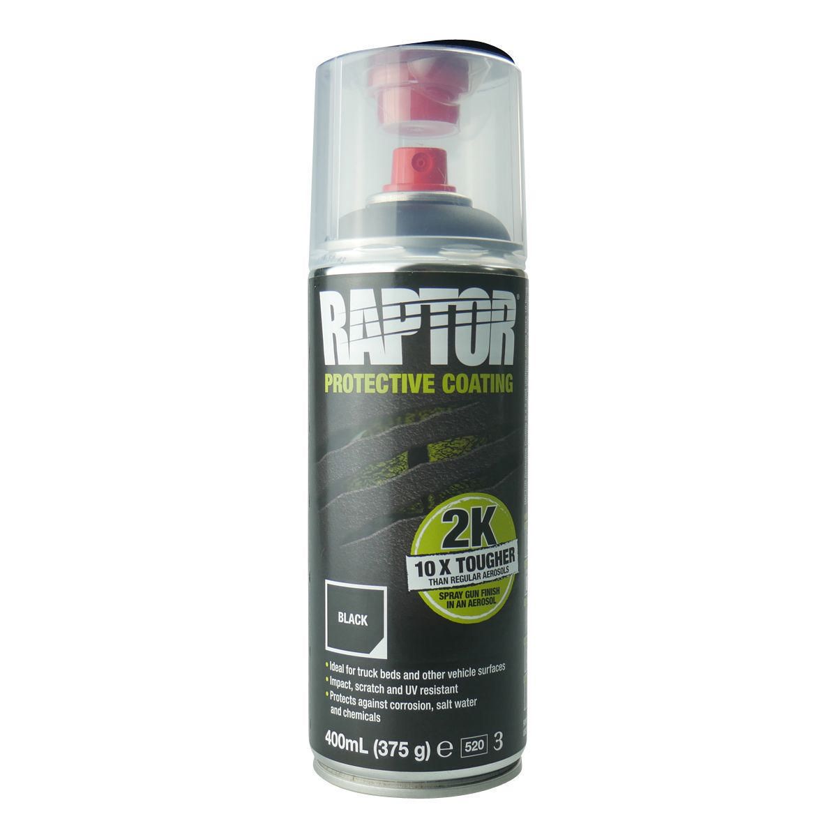 Raptor Protective Coating Black 400ml - RLB/AL