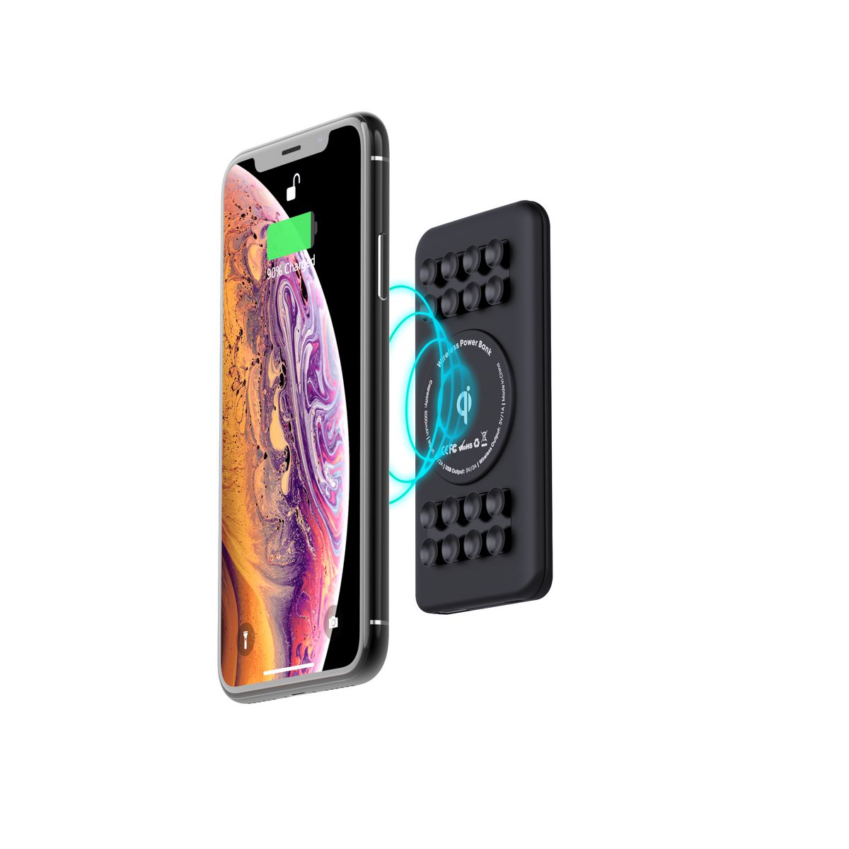 Aerpro QI Wireless Charger 5W & Power Bank 5000mAh - AP5000WC