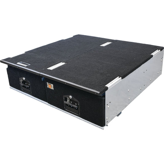 Maxi Trac 4WD Vehicle Storage Drawer Twin 900mm with Fridge Slide - MT-DS900T
