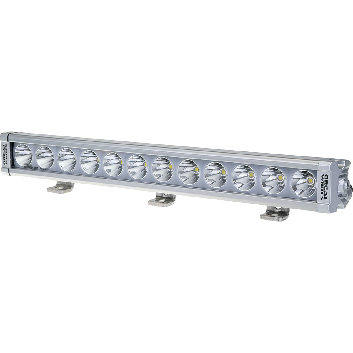 Great Whites Attack Alloy LED Driving Light Bar Backlit (12x5W) Spot Beam 11-32V - GWB5124A