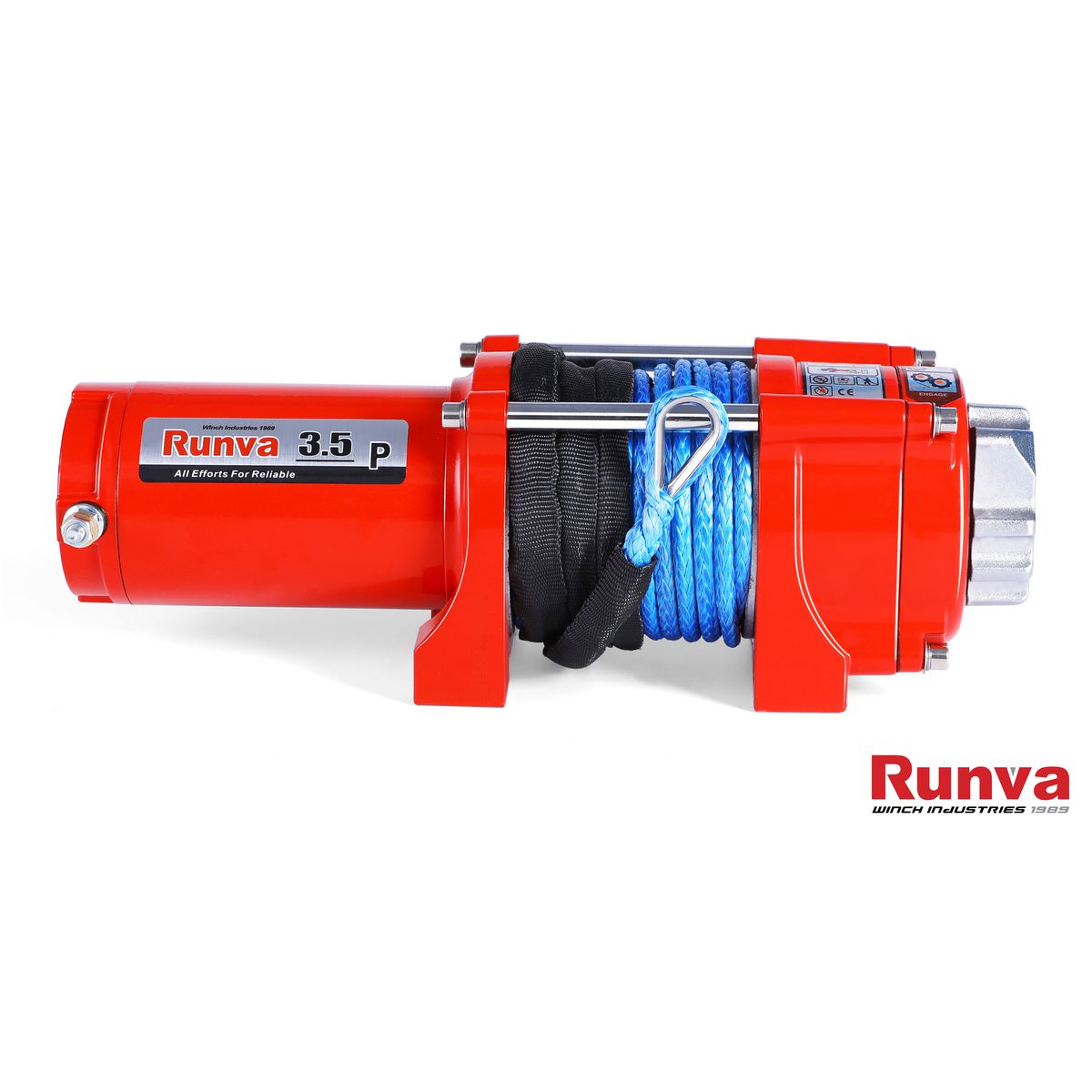 Runva 3.5P 12V Winch with Synthetic Rope - 35P12VD