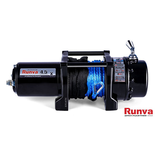 Runva 4.5X 12V Winch with Synthetic Rope - 45X12VD