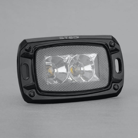 FLUSH MOUNT 2 LED WORK LIGHT - LEDMINIOSRM10W