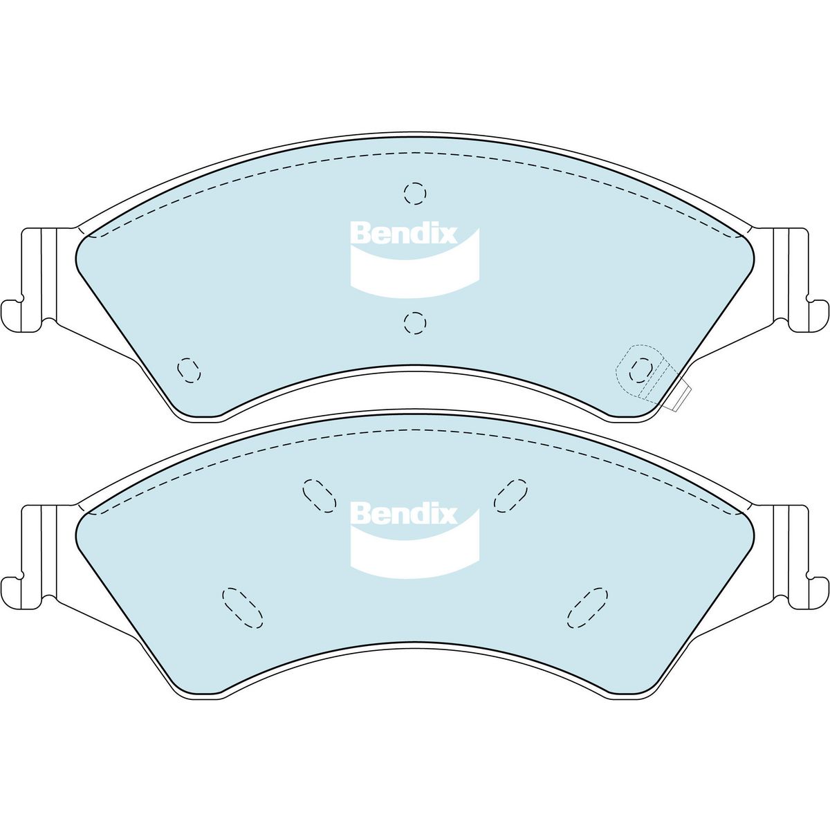 Bendix Ultimate 4wd Disc Brake Pads - DB2074ULT4WD