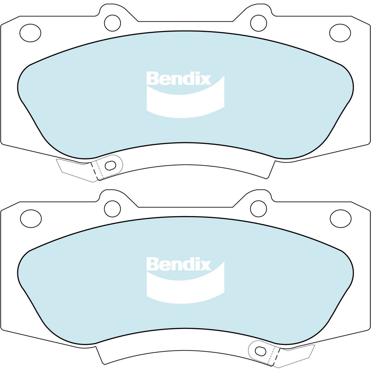 Bendix Pad Set Disc Brake - DB2221ULT4WD