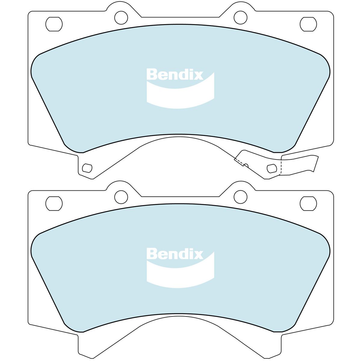 Bendix Ultimate 4wd Disc Brake Pads - DB1838ULT4WD