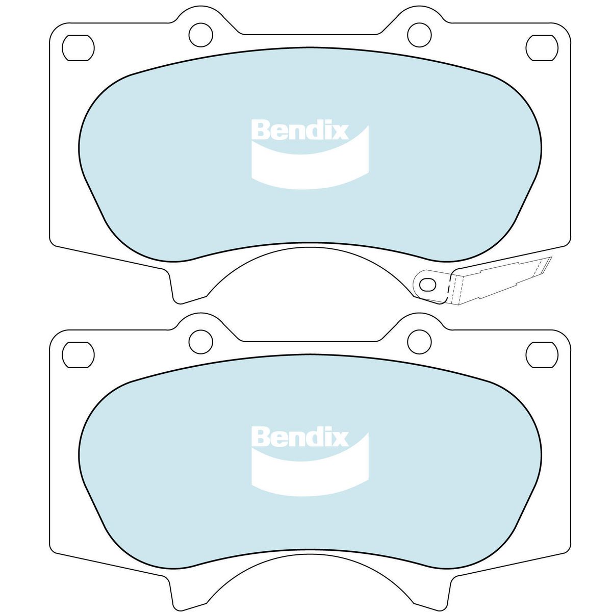 Bendix Ultimate 4wd Disc Brake Pads - DB1482ULT4WD