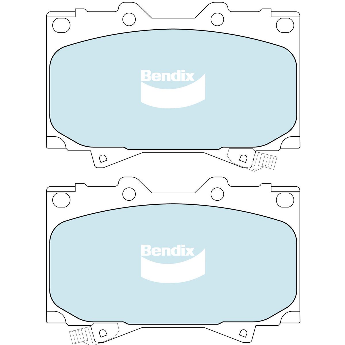 Bendix Ultimate 4wd Disc Brake Pads - DB1365ULT4WD