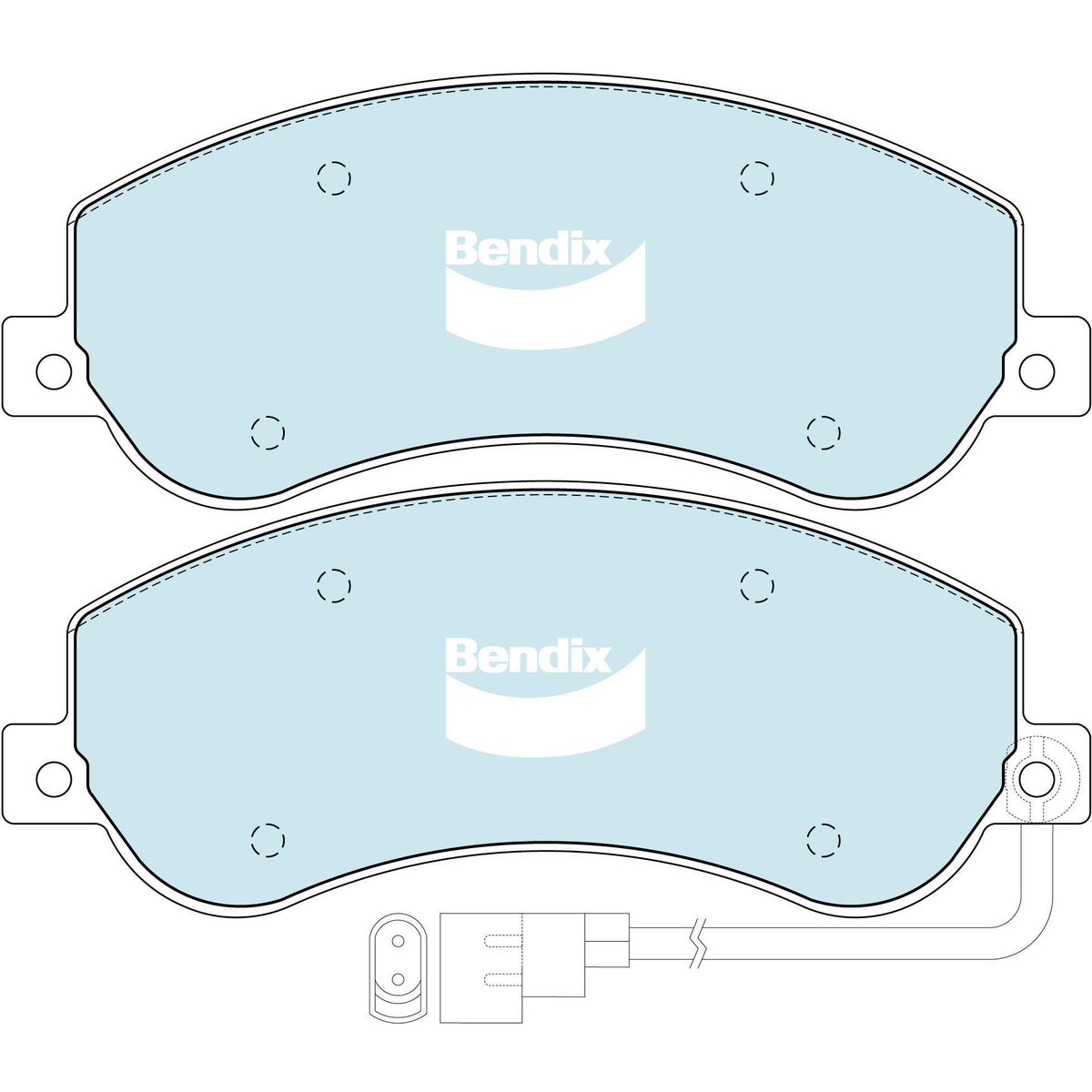 Bendix Brake Pads Set - Ultimate - DB1915ULT4WD