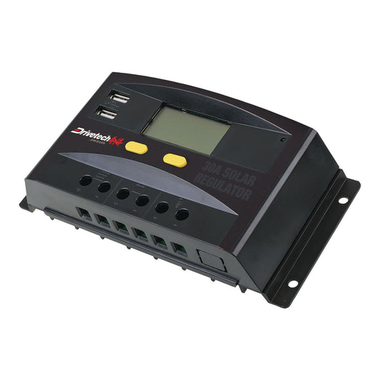 Drivetech 4x4 - 30A Solar Regulator And Monitor - DTSR30