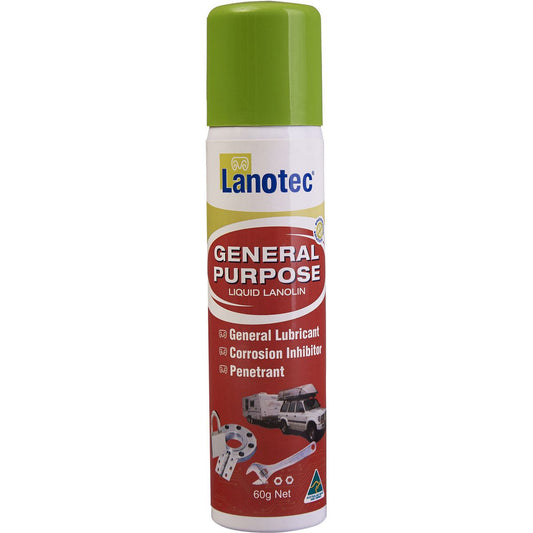 Lanotec General Purpose Liquid Lanolin Aerosol Spray 60g - GP-PP-0060