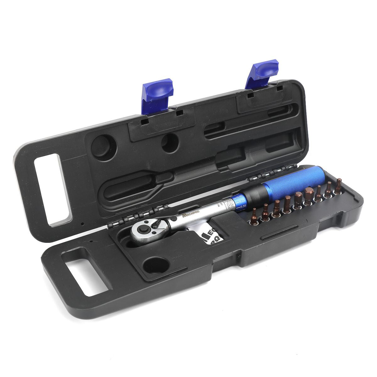 Mechpro Blue Bicycle Torque Wrench 1/4In Drive - MPBW115