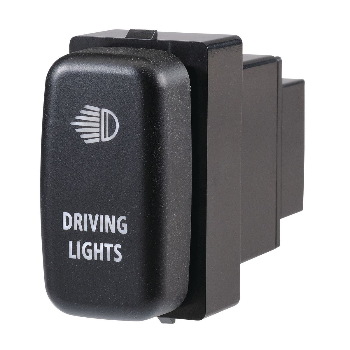 Narva Mitsubishi Style Sealed Push Switch Off/On SPDT 12V Blue LED Illuminated Driving Lights Symbol - 63364BL