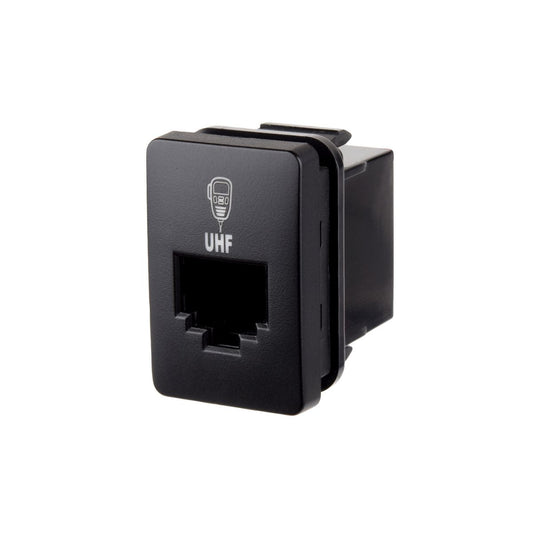 Narva OE Style Push Button Switch UHF Radio Symbol 12V Blue Illumination Suits Toyota - 63303BL