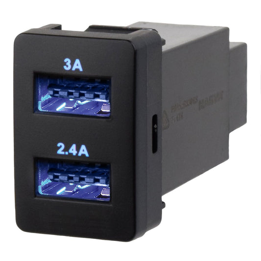 Drivetech 4x4 OE Style Push Button Switch USB Socket Suits Toyota/Mitsubishi DT-11103