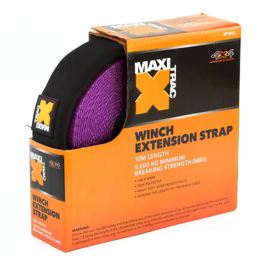 Maxi Trac Winch Extension Strap - 5T 10 M - MTWES