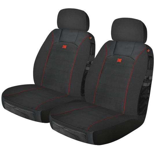 Maxi Trac Front Car Seat Covers Neoprene, Grey - Pair - MTSCFT-GUN