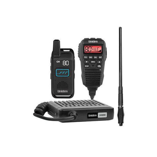 Uniden Escape Pack UHF CB Radio w/ BONUS 2W Handheld - ESCAPEPACKXL