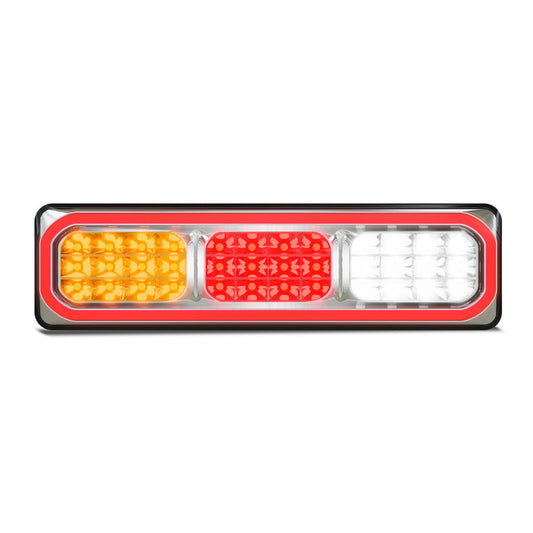 LED Autolamps 12-24V LED Stop/Tail/Indicator/Reverse Light, Blister Pack of 2 - 3852ARWM-2