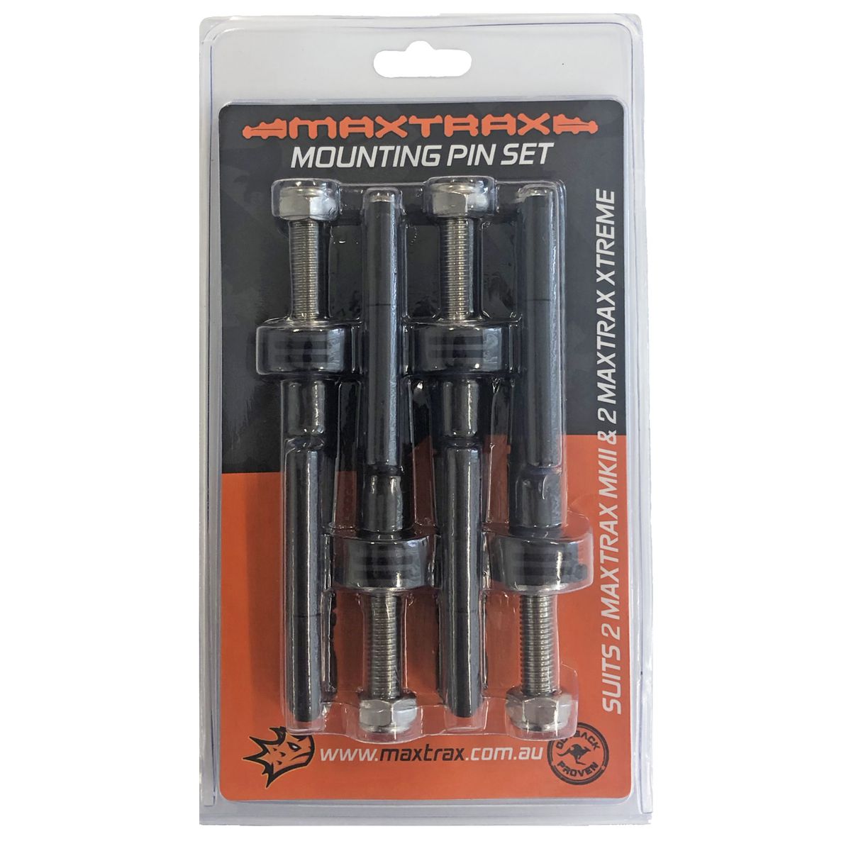 Maxtrax Mounting Pin Set Suits MKII & Extreme - MTXMPSX