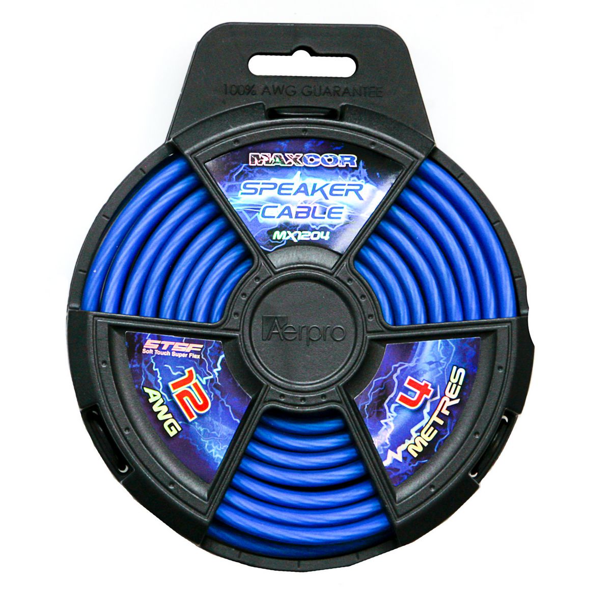 Aerpro Maxcor Speaker Cable 12AWG 4 Meters - Blue - MX1204