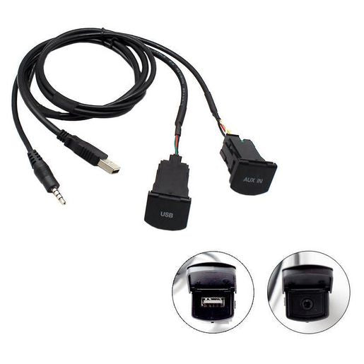 Aerpro Retention Adapter USB & AUX Suits Volkswagen Polo 2015 Onwards - APVWUSB3