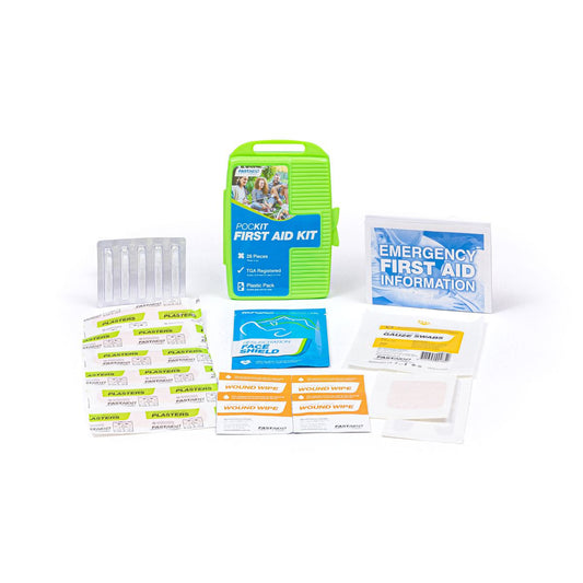 FastAid 27 Piece  First Aid Kit, Compact - FANCH20