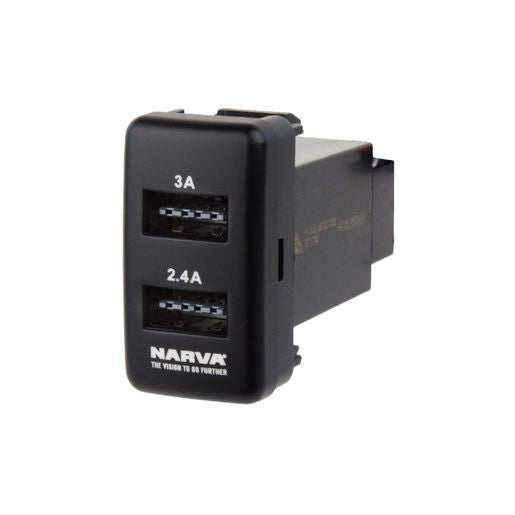 Narva OE Style USB Socket Switch Suits Toyota - 63313BL