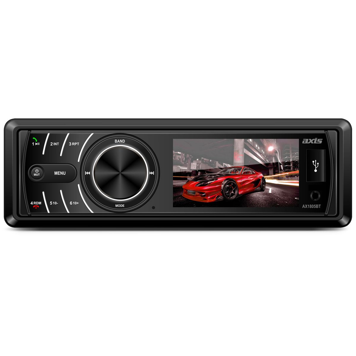 AXIS 12/24V 3" LCD Screen, 6" Speaker, Reverse Camera Bundle - AX1805BTSC