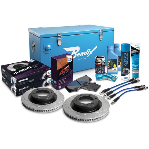 Bendix Ultimate 4x4 Brake Upgrade Kit Front fits Land Cruiser Prado -  U4WD-BUK19