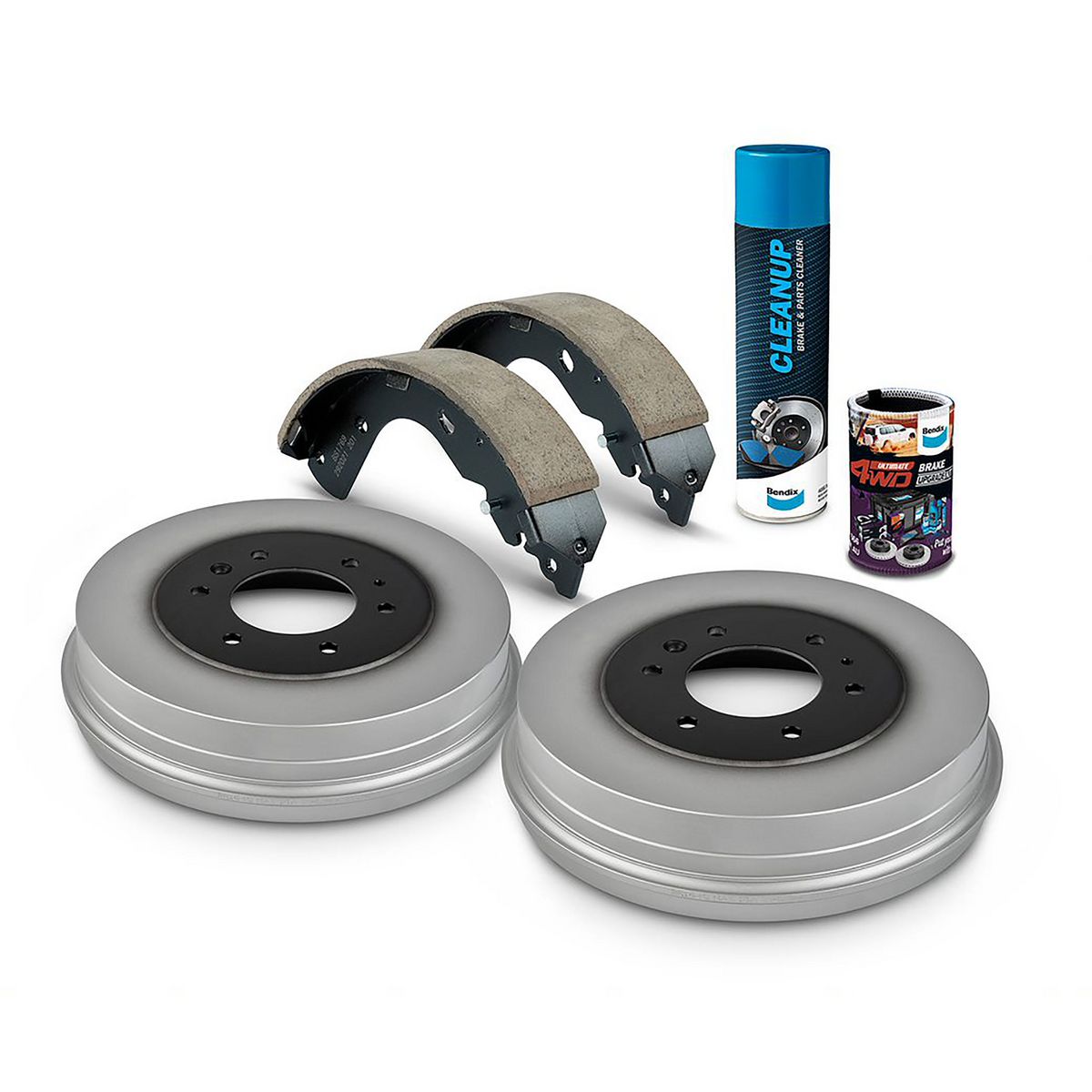 Bendix Ultimate 4WD Drum Brake Upgrade Kit - U4WD-DBUK731