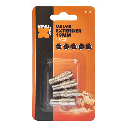 Maxi Trac Valve Extensions 19mm 4 Pack - MTV5