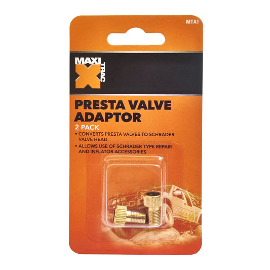 Maxi Trac Presta to Schrader Adaptors - MTA1