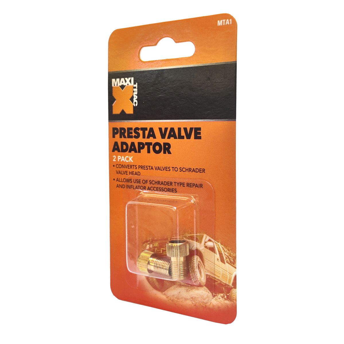 Maxi Trac Presta to Schrader Adaptors - MTA1