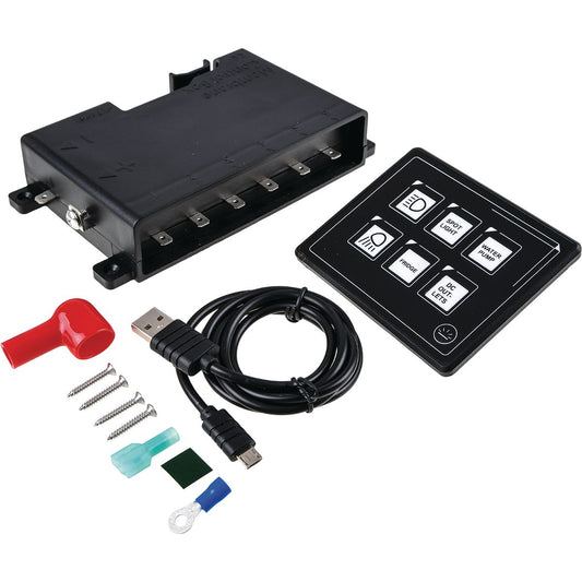 Drivetech 4X4 6-Way Touch Switch Panel with Bluetooth Control - DT-SWP06