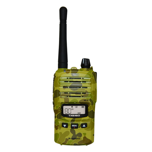 GME 5 Watt IP67 UHF CB Handheld Radio Camo TX6160XCAMO