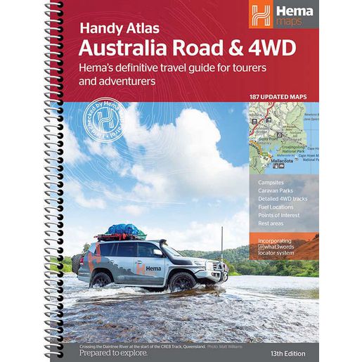 Australian Road & 4WD Atlas 13th Edition - 9781922668042