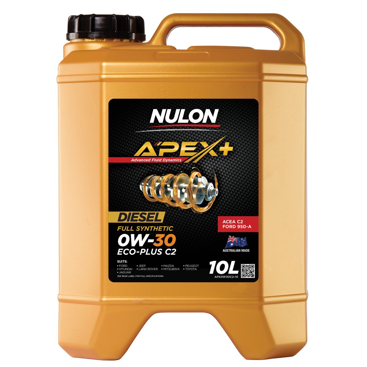 Nulon APEX+ 0W-30 C2 10L - APX0W30C2-10